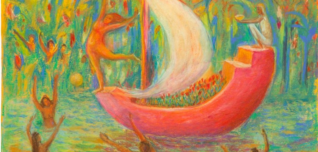 Dancing on the Boat in Pastel