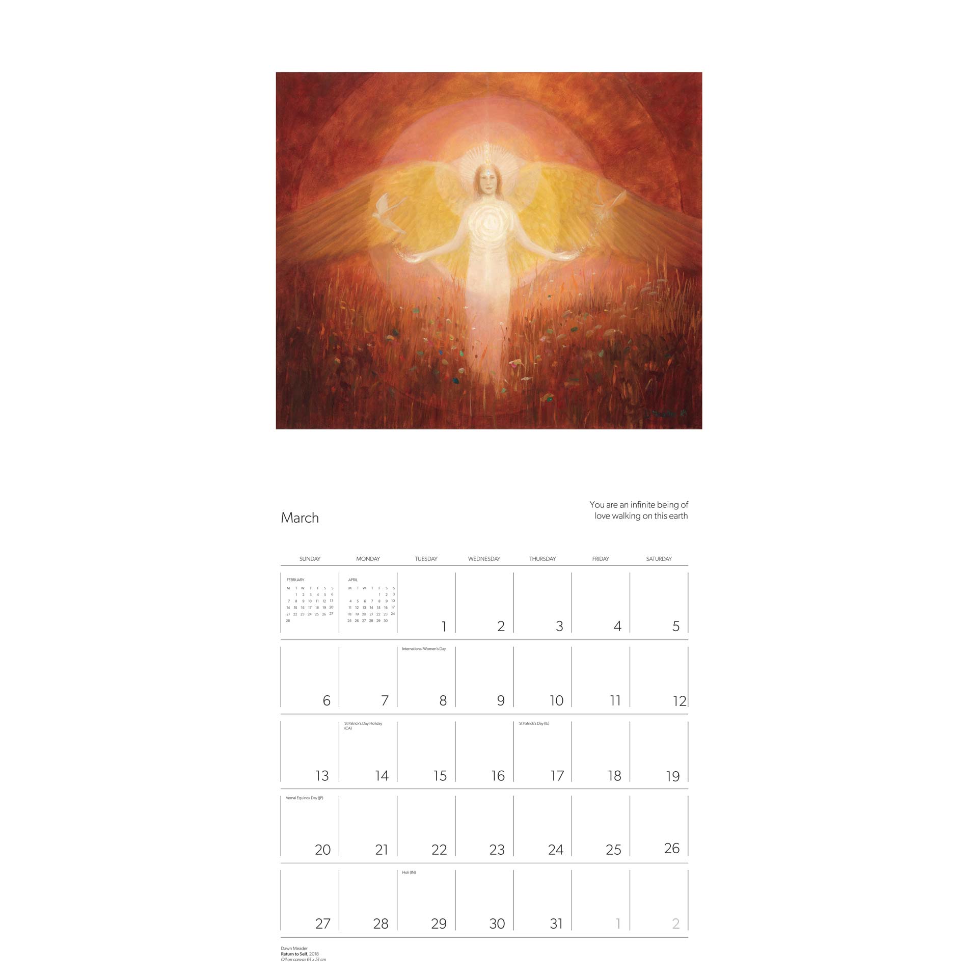 Freedom Calendar 2022 Freedom: Dawn Meader Calendar 2022 - Dawn Meader Art